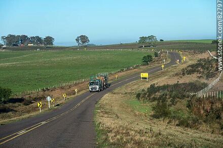 Camión con carga de troncos por ruta 6/44 -  - URUGUAY. Foto No. 82797
