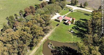 Aerial view of Grutas del Palacio Geopark - Flores - URUGUAY. Photo #83078