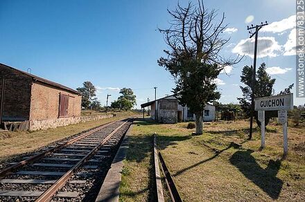 Estación Guichón de ferrocarril - Departamento de Paysandú - URUGUAY. Foto No. 83125