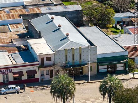 Aerial view of the Guichon cinema - Department of Paysandú - URUGUAY. Photo #83104