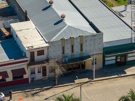 Aerial view of the Guichon cinema - Department of Paysandú - URUGUAY. Photo #83103