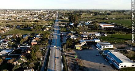 Vista aérea de la ruta 3 en San José - Departamento de San José - URUGUAY. Foto No. 83248