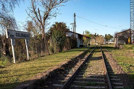 Piedras Coloradas Train Station - Department of Paysandú - URUGUAY. Photo #83311