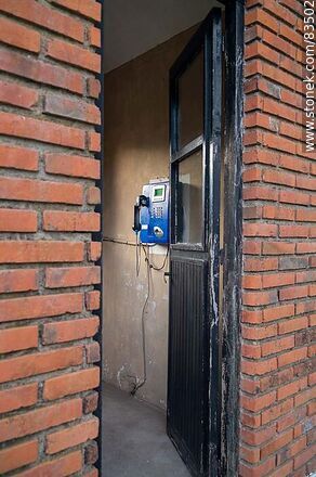 Cabina de teléfono público - Departamento de Soriano - URUGUAY. Foto No. 83502