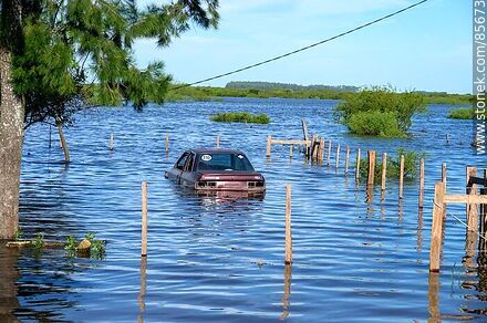 Severe flooding of the Cuareim River - Artigas - URUGUAY. Photo #85673