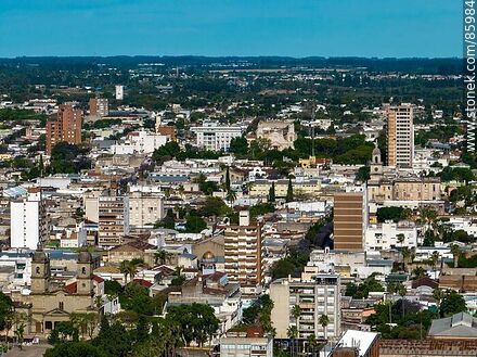 Vista aérea de la ciudad de Salto - Departamento de Salto - URUGUAY. Foto No. 85984