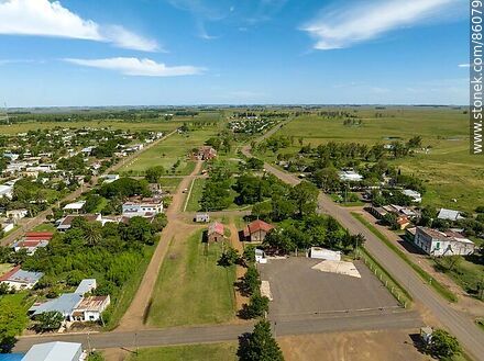 Aerial view of the old train station - Artigas - URUGUAY. Photo #86079