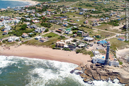 Aerial view - Punta del Este and its near resorts - URUGUAY. Photo #8220