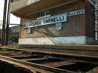 Lorenzo Carnelli railroad station. - Department of Montevideo - URUGUAY. Photo #3741