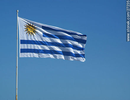 Bandera uruguaya - Punta del Este y balnearios cercanos - URUGUAY. Foto No. 27235