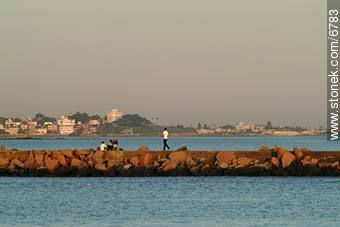 Puerto del Buceo breakwater - Department of Montevideo - URUGUAY. Photo #6783