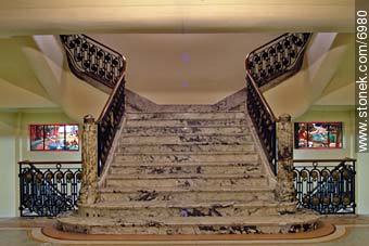 Escalera del Palacio Salvo - Departamento de Montevideo - URUGUAY. Foto No. 6980