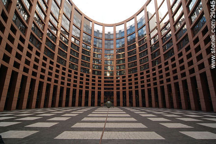 Interior del Parlamento Europeo en Estrasburgo - Región de Alsacia - FRANCIA. Foto No. 29045