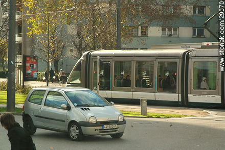 Tranvía de Estrasburgo - Región de Alsacia - FRANCIA. Foto No. 29070