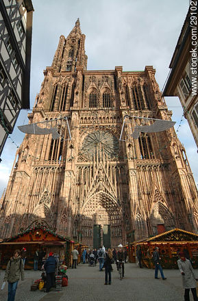Cathedral of Strasbourg - Region of Alsace - FRANCE. Photo #29102