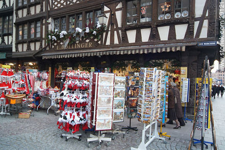 Rue Merciere. Recuerdos de Estrasburgo. J. Bollinger - Región de Alsacia - FRANCIA. Foto No. 29121
