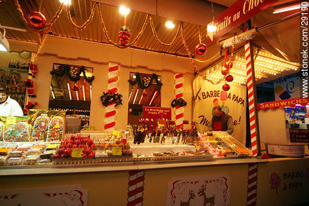 Christmas fair in Strasbourg. - Region of Alsace - FRANCE. Photo #29190