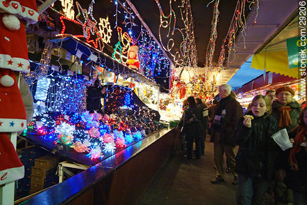 Christmas fair in Strasbourg. - Region of Alsace - FRANCE. Photo #29206