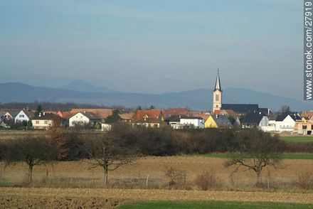 Vista desde las rutas A35 y E25 - Región de Alsacia - FRANCIA. Foto No. 27919