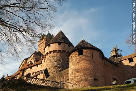 Haut-Koenigsbourg castle - Region of Alsace - FRANCE. Photo #27942