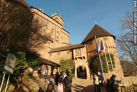 Haut-Koenigsbourg castle - Region of Alsace - FRANCE. Photo #27948