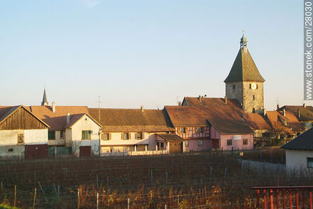 Zellenberg. Pueblo vitivinícola - Región de Alsacia - FRANCIA. Foto No. 28030
