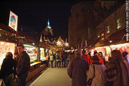 Feria navideña en Colmar, Alsacia - Región de Alsacia - FRANCIA. Foto No. 28082