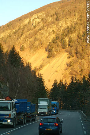 Cordillera de los Vosgos. Ruta a Col du Bussang. Rutas N66 E512 - Región de Alsacia - FRANCIA. Foto No. 27609