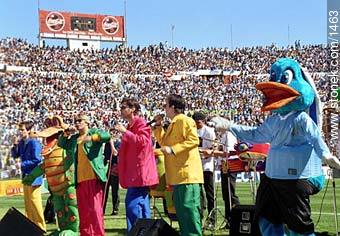 Los Fatales (famous Uruguayan rock band) playing before the match -  - URUGUAY. Photo #1463