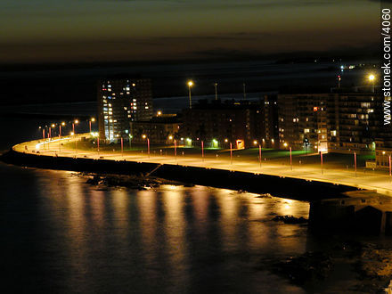 View of Rambla Sur (south promenade) - Department of Montevideo - URUGUAY. Photo #4060