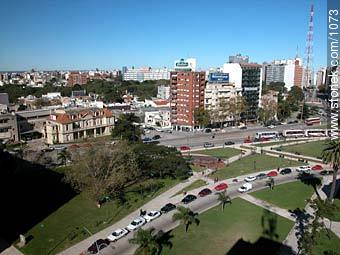 Plaza de la Bandera. 8 de Octubre Av. and Italia Av. - Department of Montevideo - URUGUAY. Photo #1073