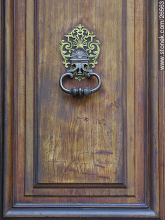 Llamador de puerta antigua - Departamento de Montevideo - URUGUAY. Foto No. 26563