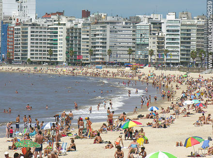 Pocitos beach - Department of Montevideo - URUGUAY. Photo #26239