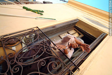 Saludos desde el balcon - Departamento de Montevideo - URUGUAY. Foto No. 15004