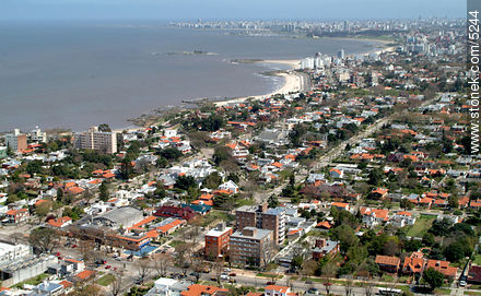 Aerial view of Punta Gorda, Malvin and Buceo quarters - Department of Montevideo - URUGUAY. Photo #5244
