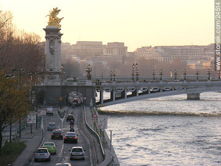 Puente Alexandre III.  - París - FRANCIA. Foto No. 24514