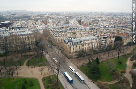 Vista desde la tour Eiffel - París - FRANCIA. Foto No. 24887