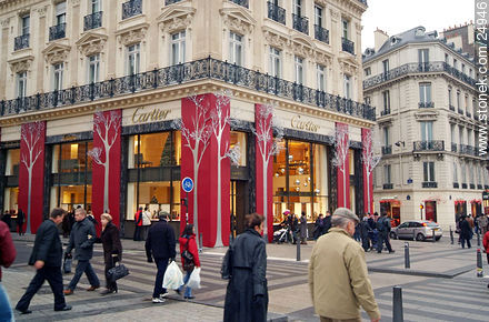 Tienda Cartier en Champs Elysées. - París - FRANCIA. Foto No. 24946