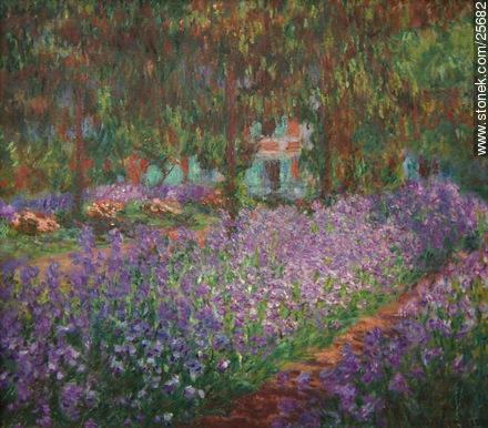 Monet. Le jardin de Monet à Giverny (1900) - París - FRANCIA. Foto No. 25682