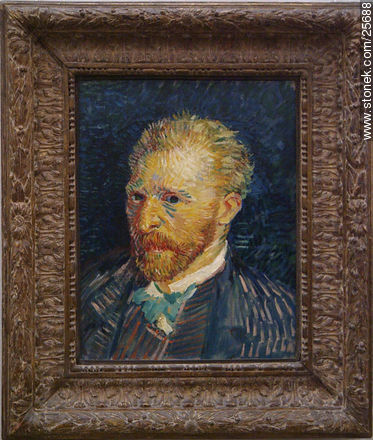 Vincent Van Gogh (1853-1890). Portrait de l'artiste (1889) - Paris - FRANCE. Photo #25688