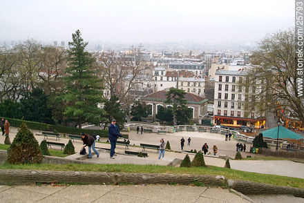 Vista de Paris desde el Sacre Coeur - París - FRANCIA. Foto No. 25793