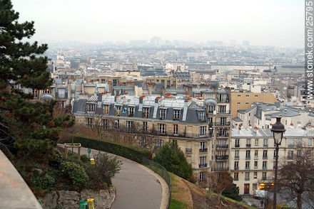 Vista de Paris desde el Sacre Coeur - París - FRANCIA. Foto No. 25795