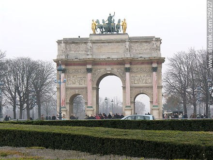 Arc de Triomphe du Carrousel - París - FRANCIA. Foto No. 25927