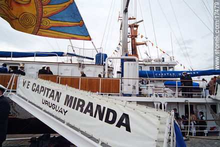 Buque escuela Capitán Miranda - Departamento de Montevideo - URUGUAY. Foto No. 17479