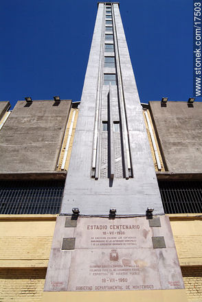 Centenario Stadium. Testimonial tower. - Department of Montevideo - URUGUAY. Photo #17503