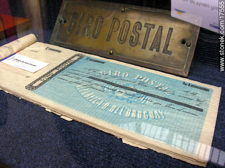 Giro postal antigua - Departamento de Montevideo - URUGUAY. Foto No. 17555