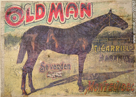 Lámina de publicidad (1906) Old Man Cigarrillos - Departamento de Montevideo - URUGUAY. Foto No. 22767