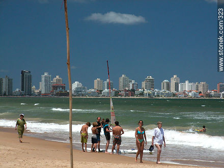 Playa Mansa. - Punta del Este y balnearios cercanos - URUGUAY. Foto No. 323