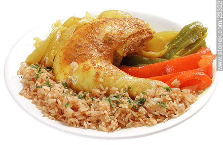 Curried chicken -  - MORE IMAGES. Photo #23322
