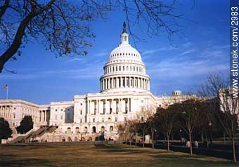 Capitolio, Congreso de EEUU -  - EE.UU.-CANADÁ. Foto No. 2983